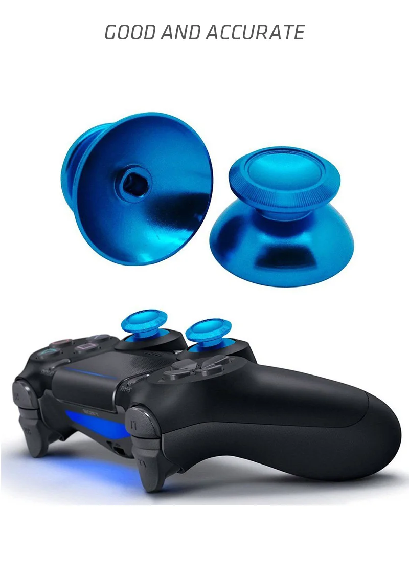 Алюминиевый металлический джойстик Джойстик аналоговая ручка для Playstation 4 PS4/Pro/Slim Xbox One/Slim аксессуары для контроллера