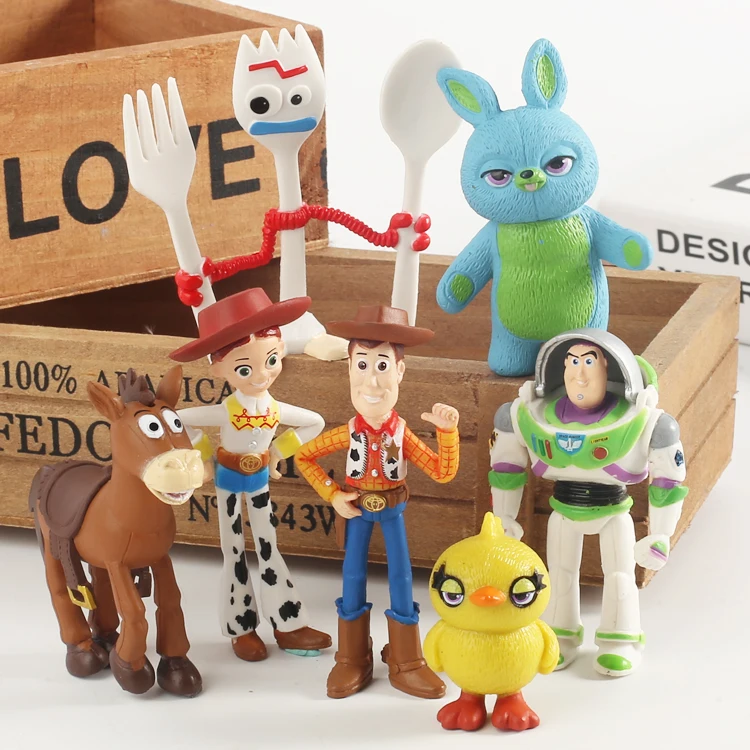 Набор фигурок из нового фильма 2019 PIXAR STORY 4 7 шт.|plush doll toys|doll plush toytoy |