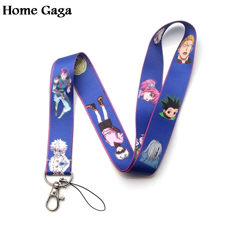 

10pcs/lot Homegaga keychain lanyard webbing ribbon neck strap fabric para id badge phone holders necklace accessory D1874