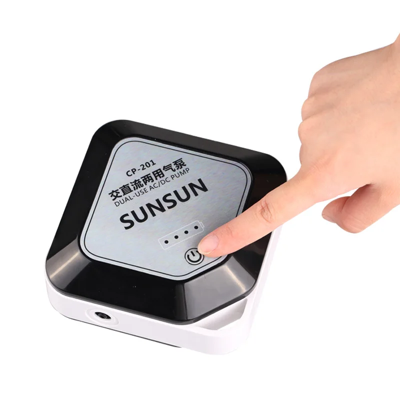 Кислородный насос для аквариума SUNSUN 1 5 Вт с одним отверстием или двойным