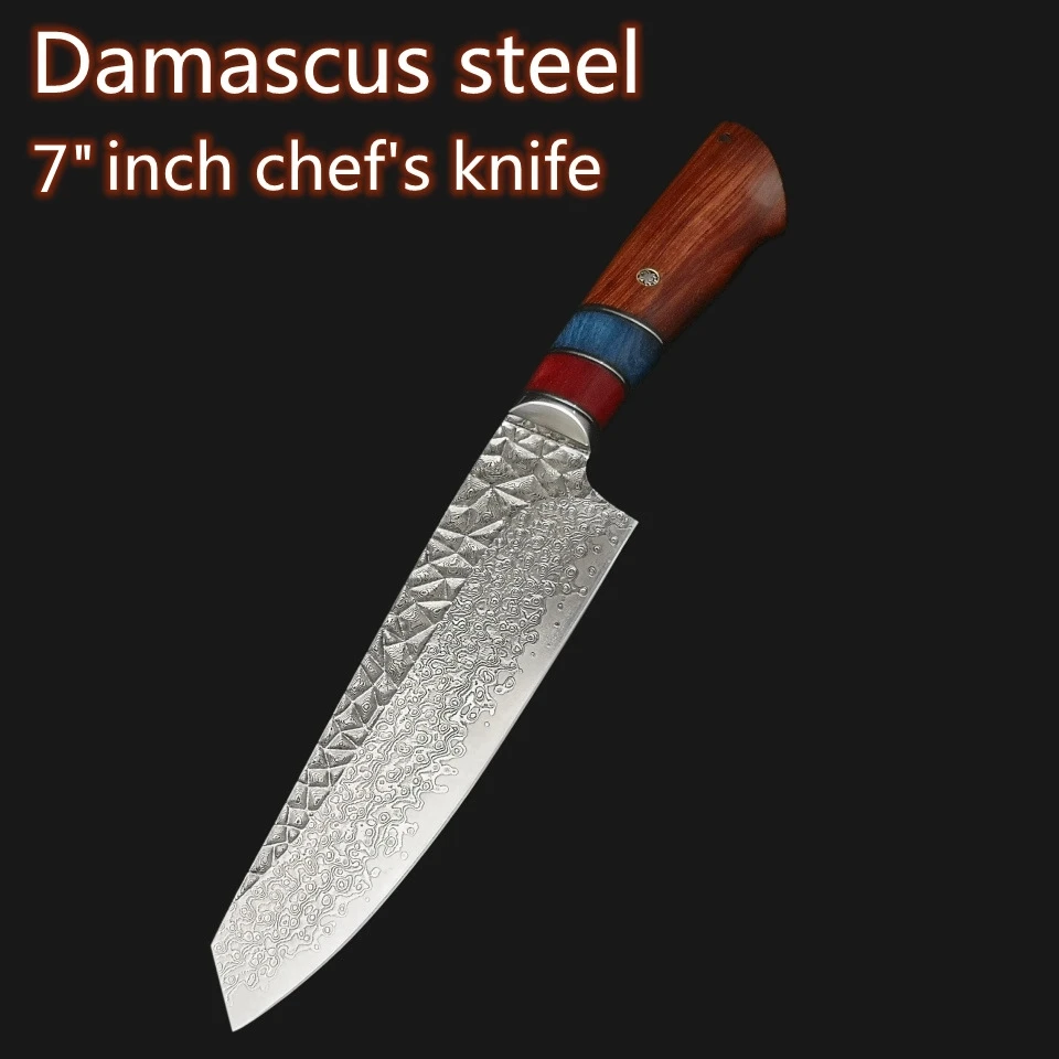 MOLANG ножи " дюймов поварской нож дамасская сталь стали, кухонный нож VG10 композитный 67-слой высокой твердости