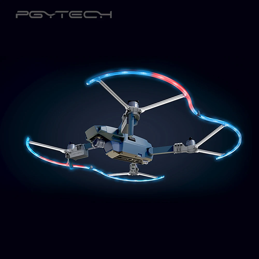 PGYTECH для DJI Мавик Pro светодио дный пропеллеры гвардии с красочными 14 освещение