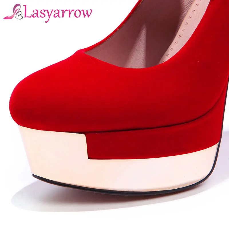 

Lasyarrow Spring Women Pumps Black Red Stilettos Thin High Heels Round Toe Wedding Shoes Gladiator Pumps Sapatos Mujer RM226