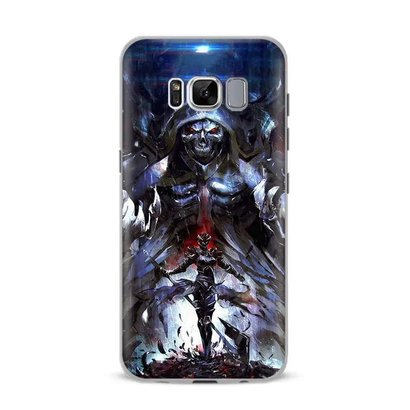 OVERLORD Аниме Манга чехол для телефона в виде ракушки для samsung Galaxy S4 S5 S6 S7 край S8 S9 Plus Note 8 на возраст 2, 3, 4, 5, A5 A7 J5 J7
