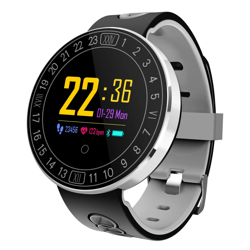 Цвет Экран Bluetooth Smart Браслет Фитнес трекер сна сердечного ритма BP социальные