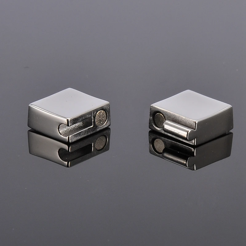 2019New Stainless Steel Ropes Cord Crimp End Caps Buckle Silicone Connectors Clasp Jewelry Findings Accessories For DIY | Украшения и