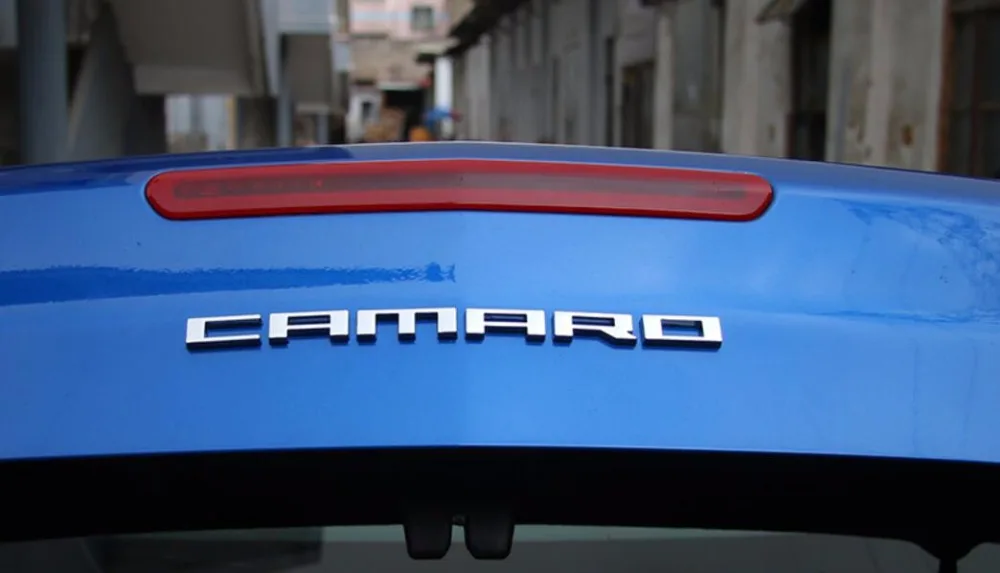 Новые 3D Камаро наклейки эмблема ZL1 значок металлический для Chevrolet CAMARO