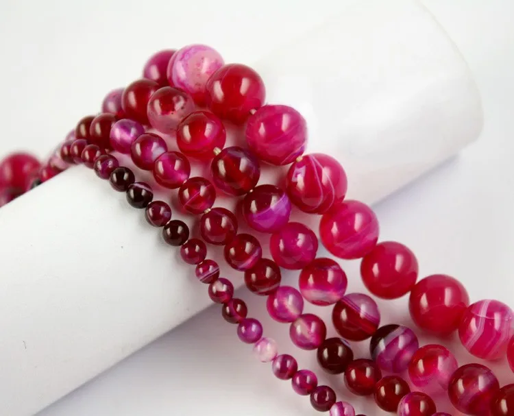 Розовый пурпурный Аква стрированный натуральный камень бусины Rondelle кошачий глаз