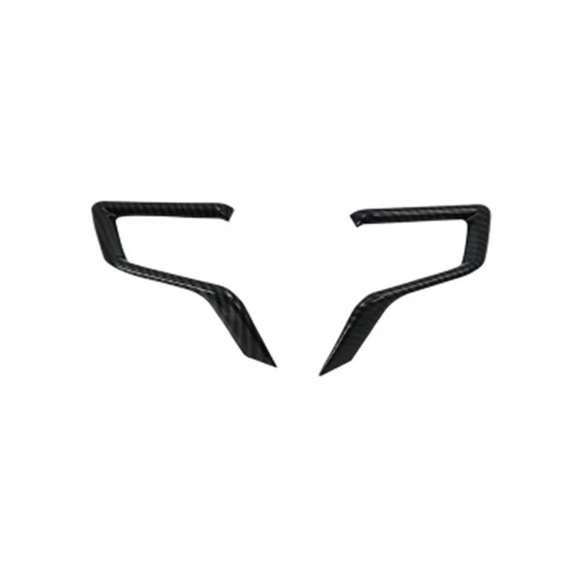 

1 Pair Car Carbon Fiber Steering Wheel Frame Cover Trim high quality accessory part suitable for SUBARU Forester 2019