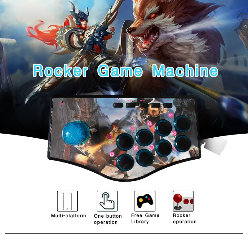 Аркадная игра джойстик USB рокер игровой контроллер для PS2/PS3/PC для Xiaomi/samsung Android телефон игры