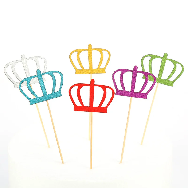 10pc 1st Happy Birthday Animal Cake Cupcake Toppers First Party Decorations Kids Boy Girl 1 Year Princess Supplies Babyshower | Дом и сад