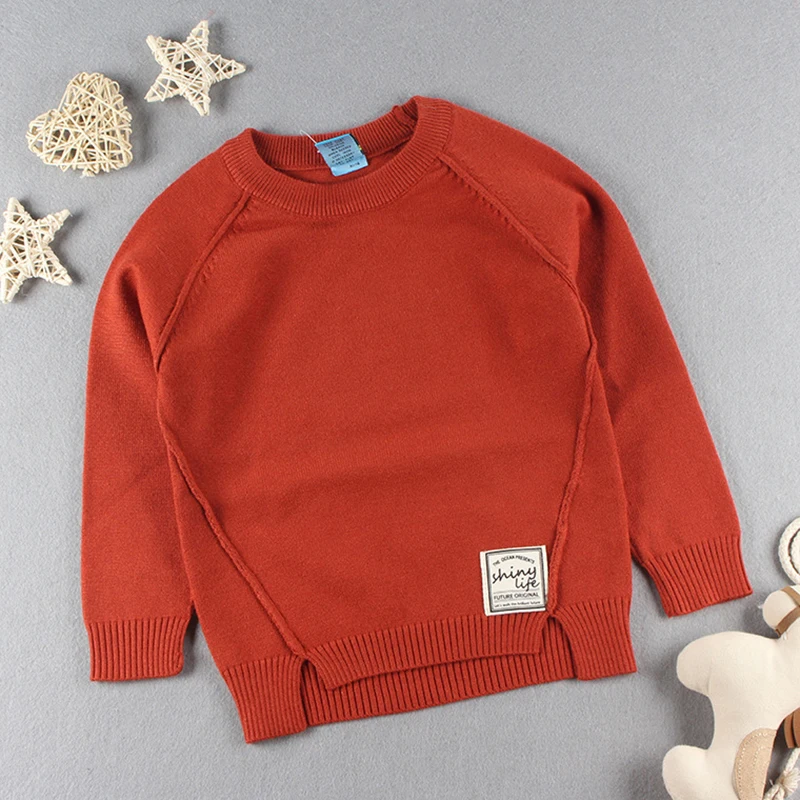 Children's sweaters autumn and winter new warm core-spun yarn boy sweater |