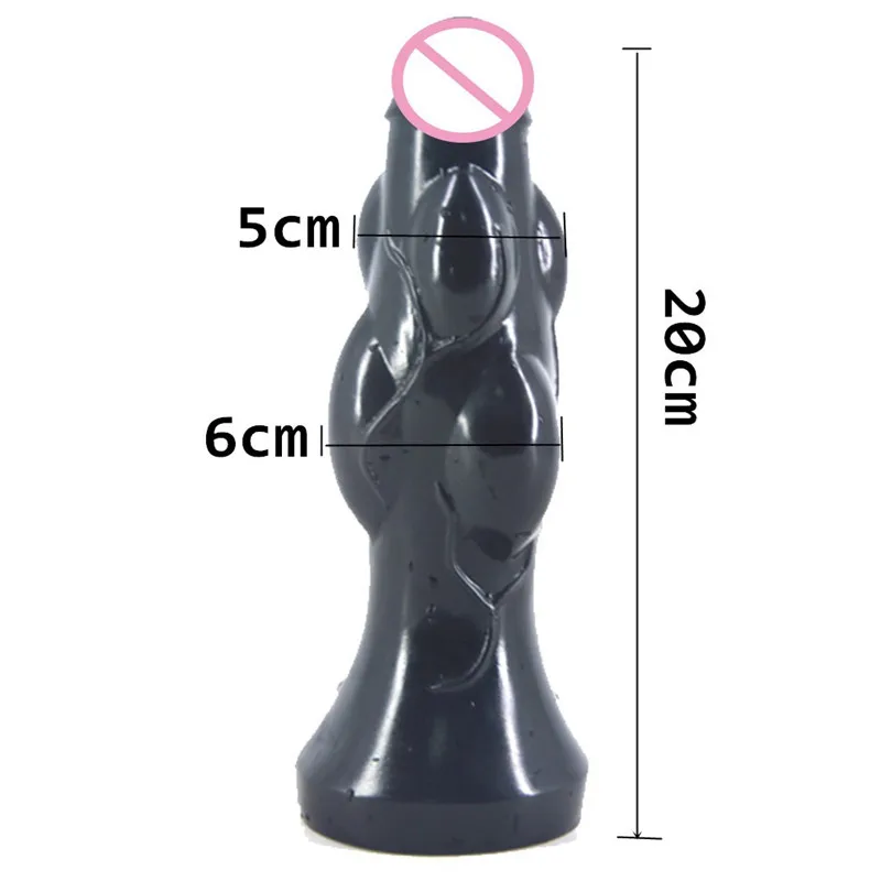 Большой фаллоимитатор большая Анальная пробка выпуклый дизайн пенис анальная