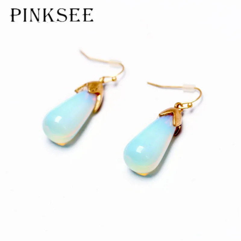 Pinksee новый геометрический Кристалл Висячие серьги темперамент для Для женщин