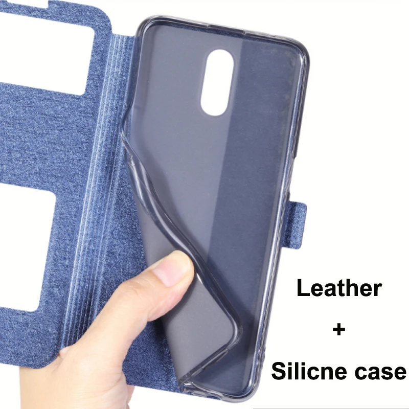 Кожаный чехол с открытым окошком для OPPO RX17 Pro телефона s 6 4 &quotдля RX 17 RX17Pro книжка