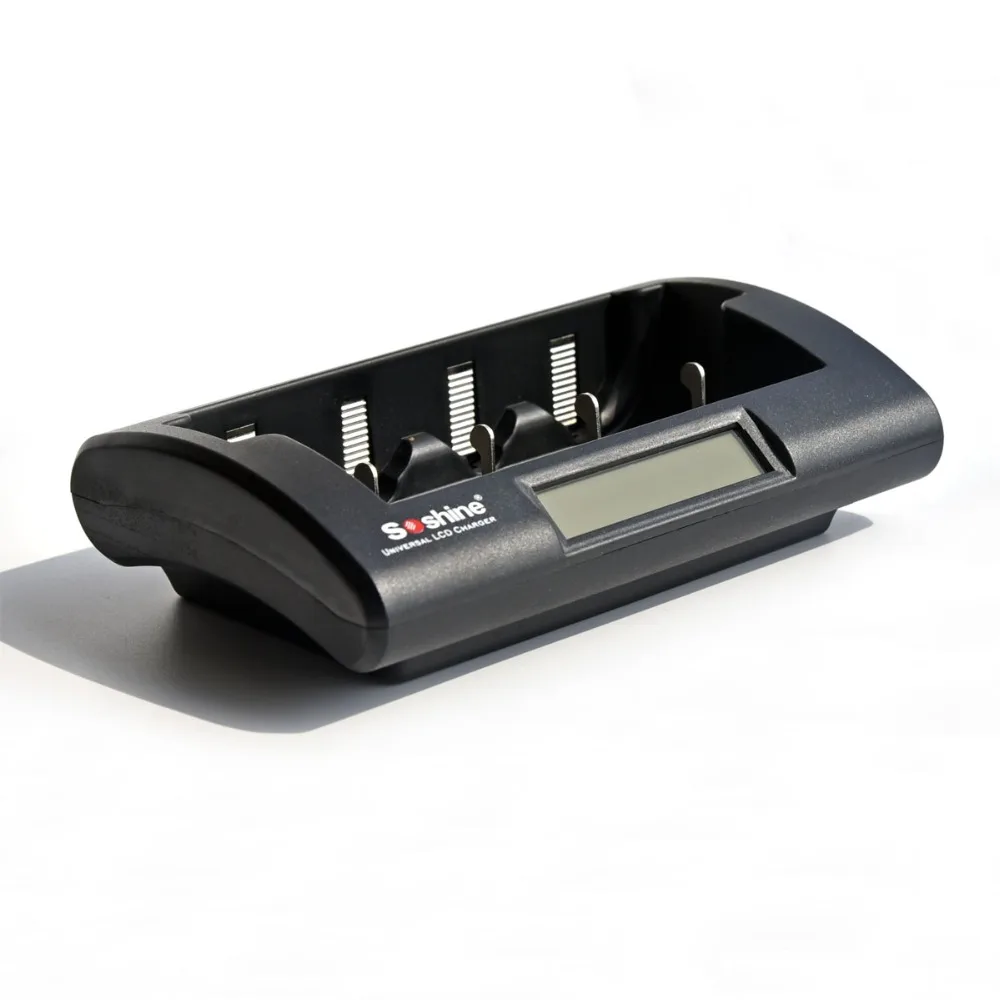 Soshine CD1 LCD универсальное NiMH зарядное устройство для батареи AA AAA C D 9V|Зарядные