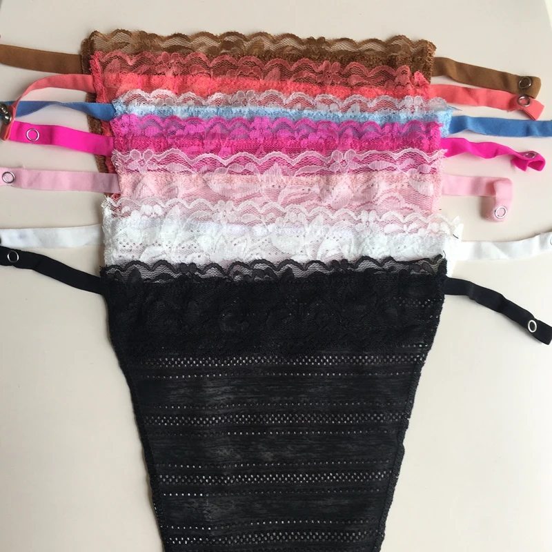 Продвижение 7 цветов легкий клип на платье бретельках элегантное кружевное Clip on