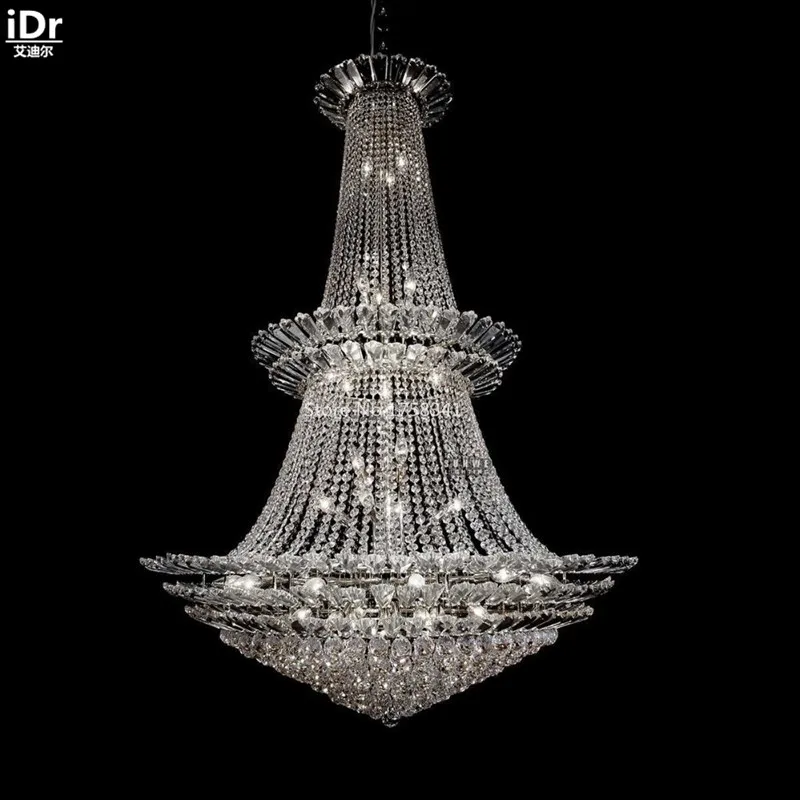 Люстры Роскошный Хрустальный Светильник хромированный современный светильник