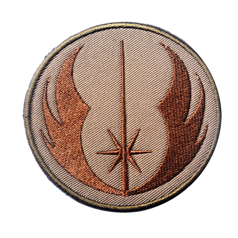 Джедай заказ STARWARS Star Wars вышивка тактические военные нашивки значок для одежды одежда молния/LOOP 7,62 см