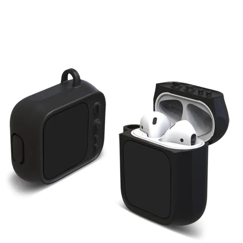 Для AirPods зарядный ящик для телевизора Силиконовый водонепроницаемый ударопрочный защитный чехол Bluetooth Беспроводная коробка для наушников