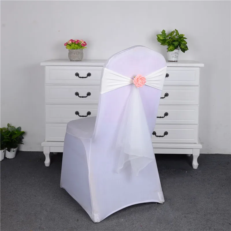 Галстук бабочка из спандекса 12 цветов|spandex sashes|chair sashesorganza chair sashes |