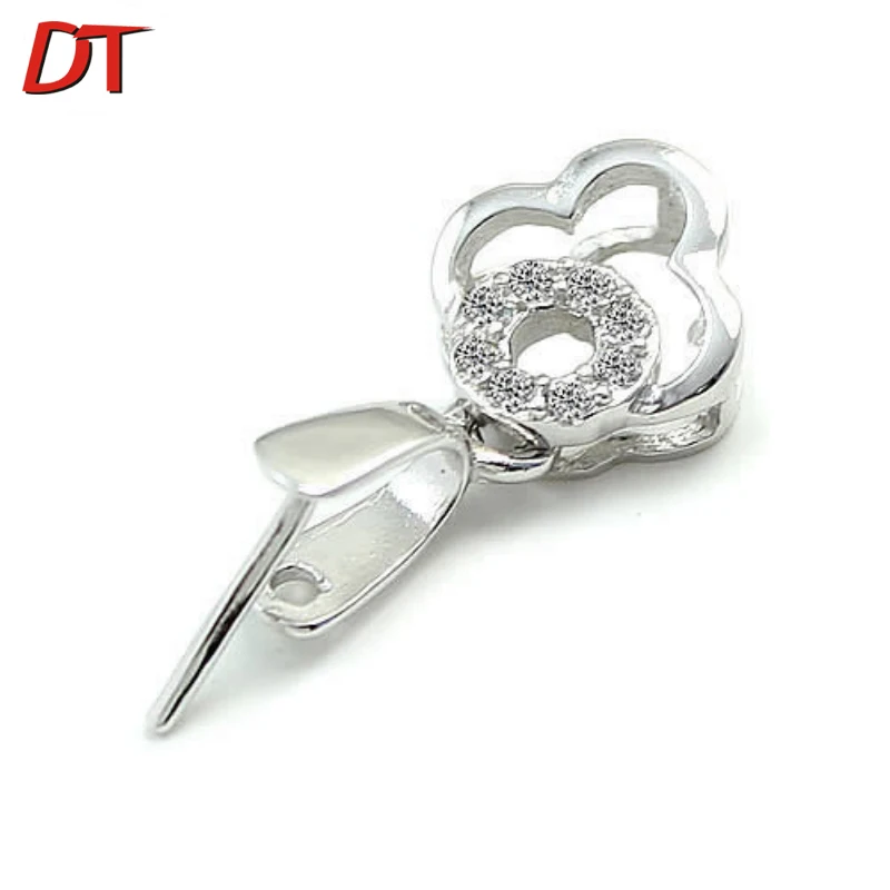Серебряный кулон застежки могут форма для ожерелье разъемы ювелирных изделий
