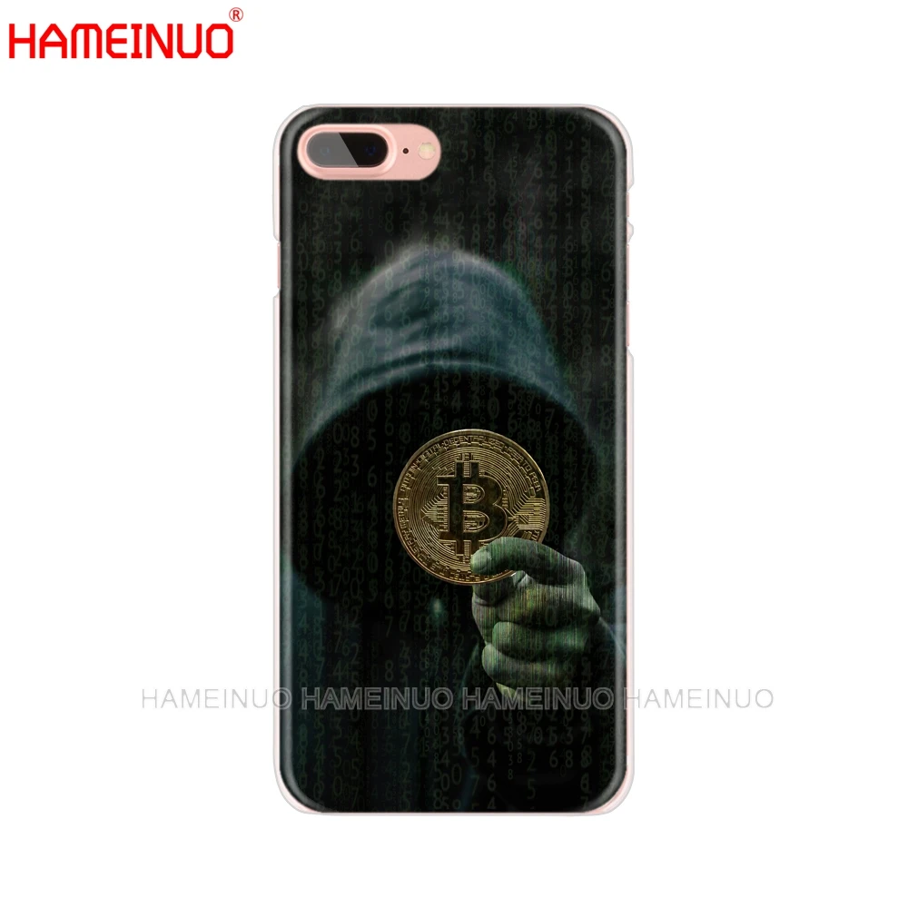 Gameinuo Биткоин монеты Забавный мобильный телефон чехол для iphone X 8 7 6 4 4S 5 5S SE 5c 6s plus |