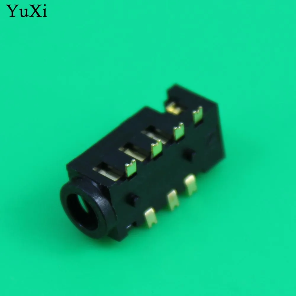 

YuXi PJ-393-8P 3.5MM HeadPhone Jacks 8 pins SMD Type 3.5 Stereo Video Connectors
