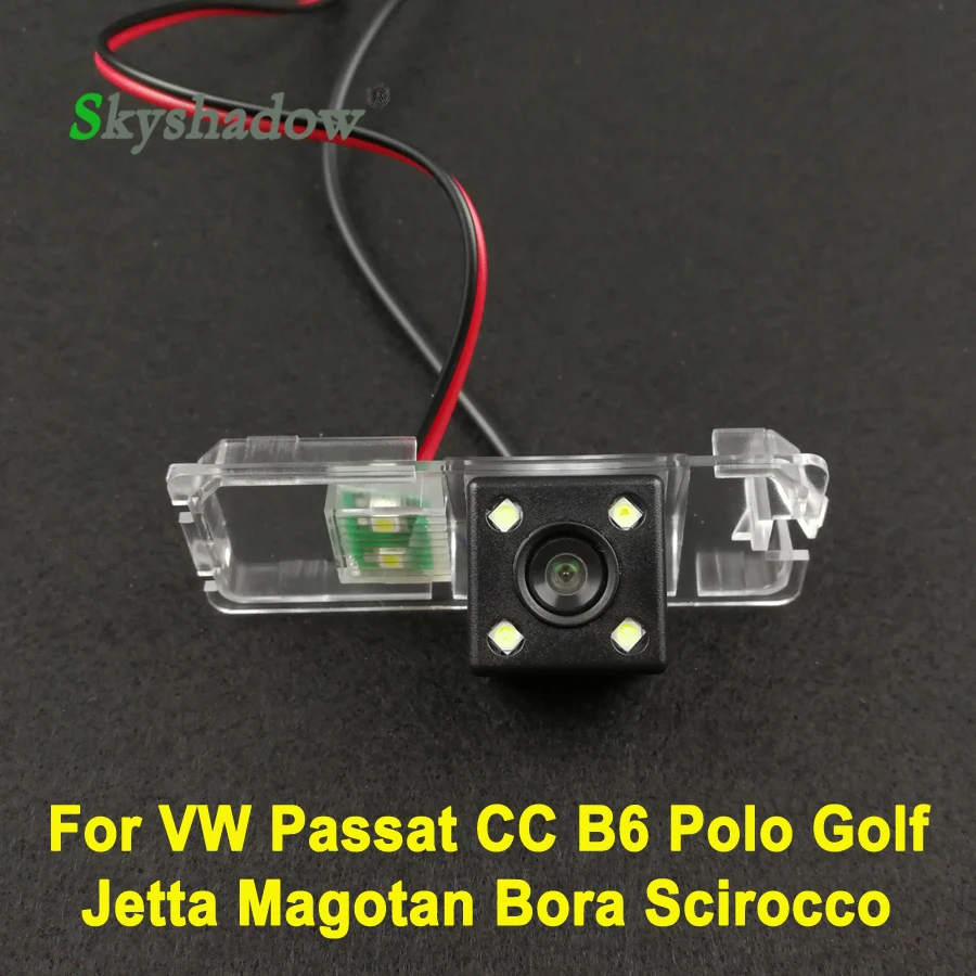 Автомобильная CCD камера заднего вида ночного видения для Volkswagen VW Passat CC B6 Polo Hatchback