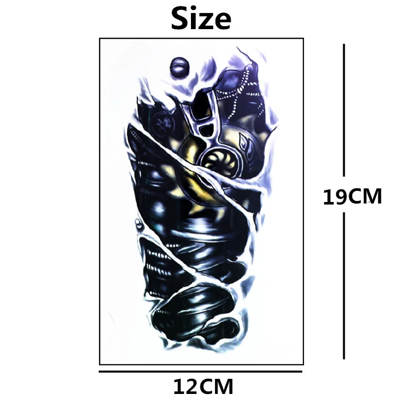 FGHGF китайский зверь творческая наклейка временная татуировка одноразовая