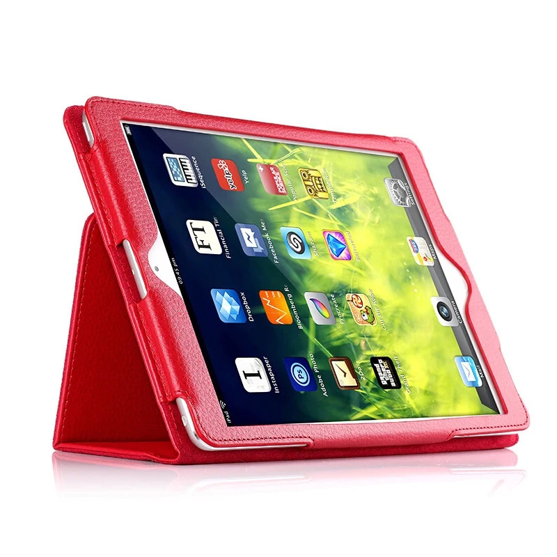 Матовый Чехол-книжка из искусственной кожи с зернистой поверхностью для Apple Ipad Mini