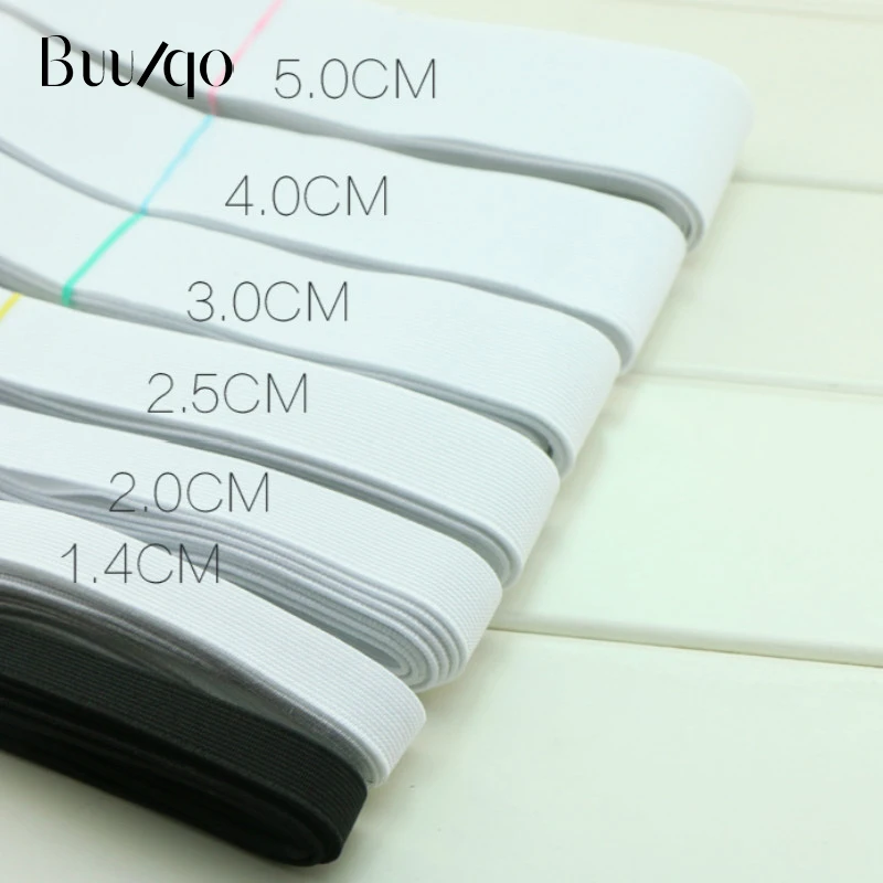5 м/лот высокое качество эластичный пояс белый и черный нейлон высокие эластичные