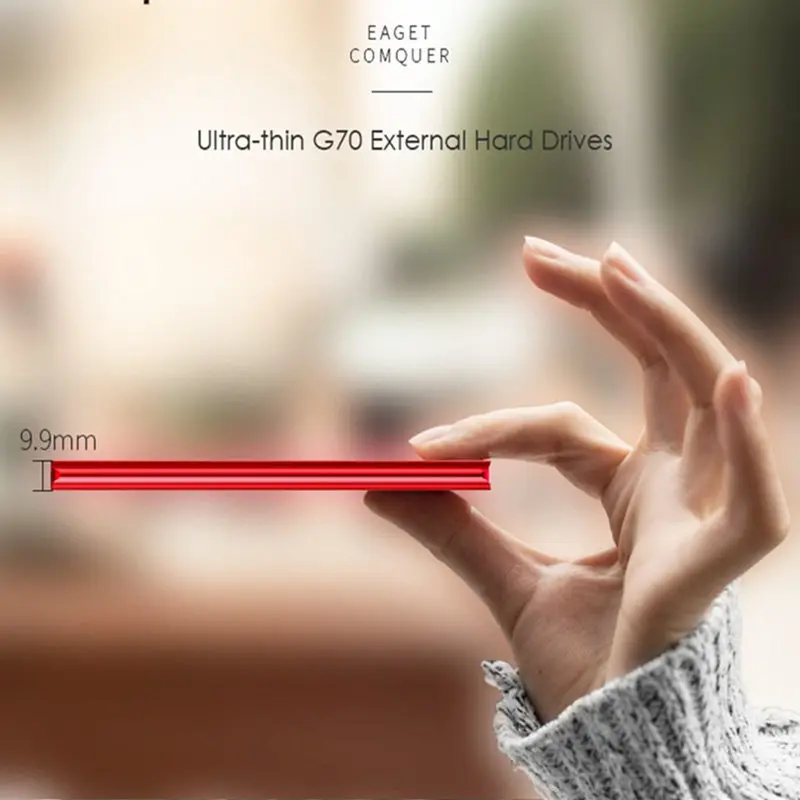 Eaget G70 2 5 &quotпортативный внешний жесткий диск 1 ТБ HDD Type C 3 0 Externo Disco Storage ультратонкий