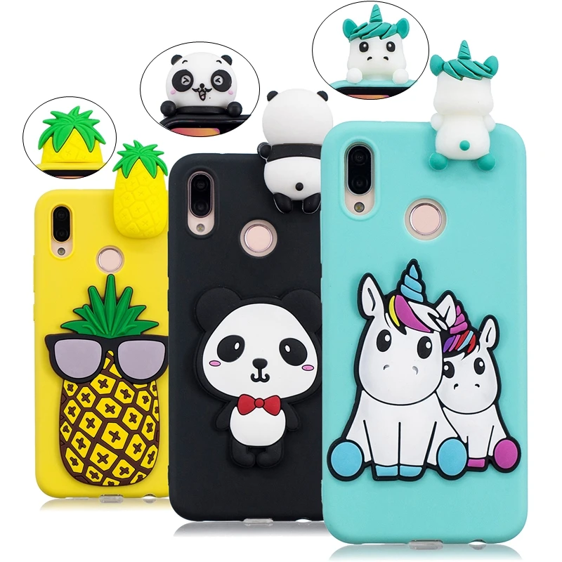 Huawei P20 Lite Case Mate 10 Cover Unicorn Panda Silicone Phone on for Pro P10 P9 Mate10 Etui | Мобильные телефоны и