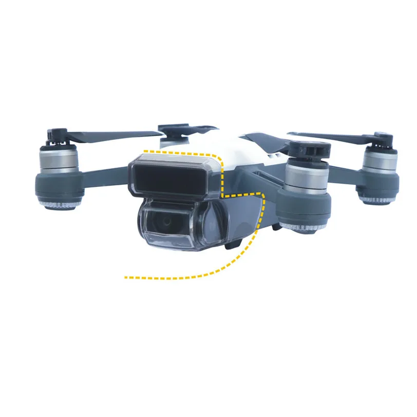 Датчик Gimbal Защитная камера защитный замок крышка капота Крышка для DJI Spark Drone