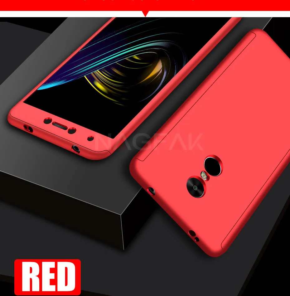 Роскошный 360 градусов Защита Полный чехол для телефона для Xiaomi Redmi Note 4 Note 4X противоударный чехол Note 4 Global чехол стекло
