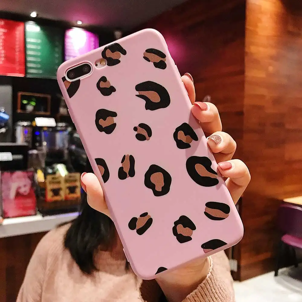 Роскошные чехлы для телефонов с леопардовым принтом iPhone X XR XS Max чехол 8 7 6S 6 plus