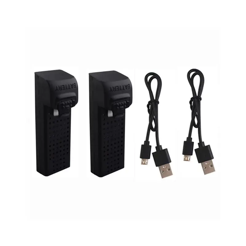 LeadingStar 2 шт. 3 7 в 500 мАч с USB-кабелем для зарядки UDI U61 U61W A30 A30W запасная литиевая