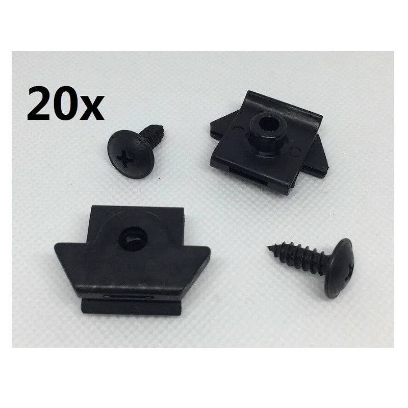 

FOR Nissan bumper to fender storage plastic grommet nut screws71144 -SR 3-013