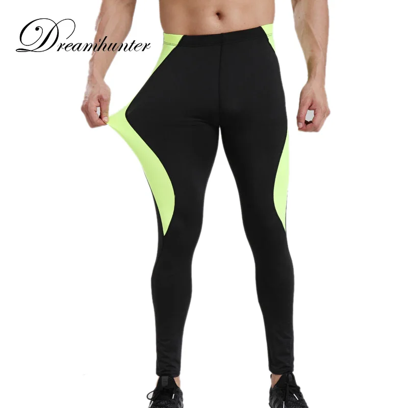 

Эластичные баскетбольные Компрессионные Леггинсы быстросохнущие мужские Компрессионные Леггинсы размера плюс 3XL мужские спортивные штан...