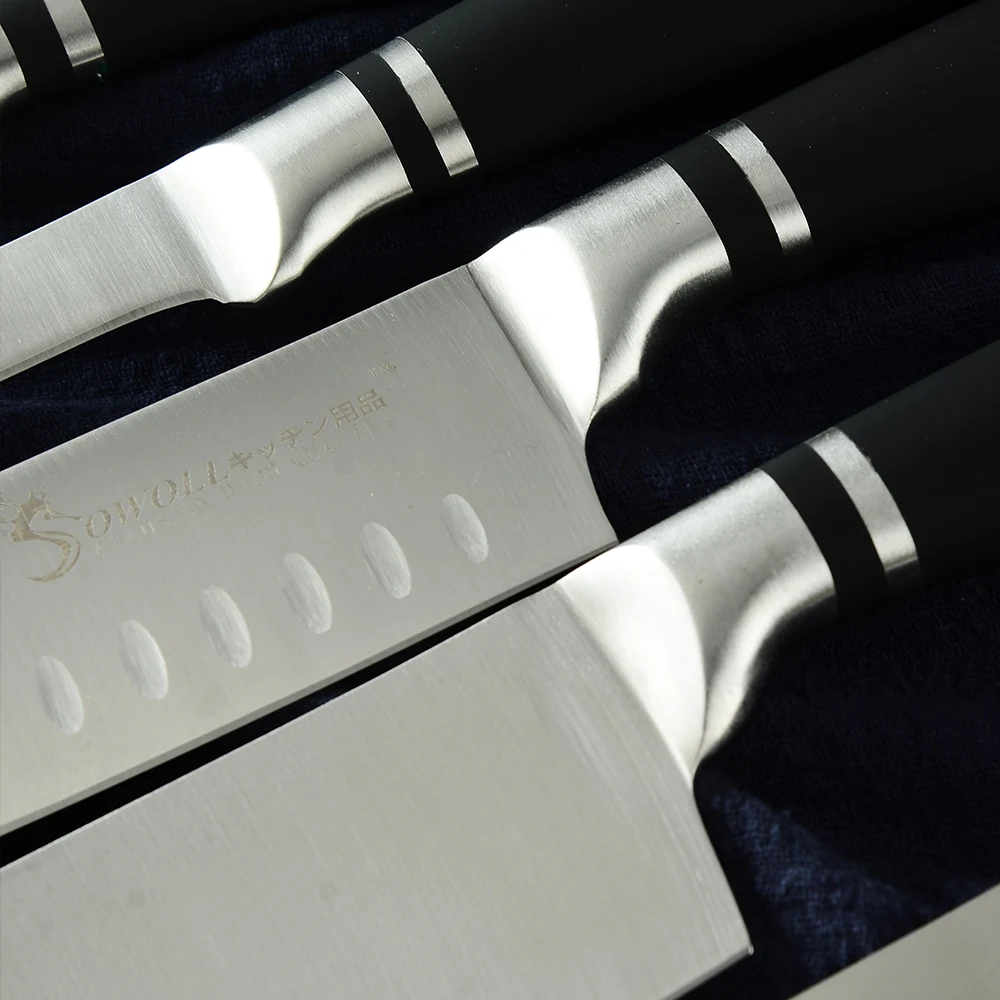 Набор профессиональных кухонных ножей DAMASK 9 шт. набор поварских из нержавеющей