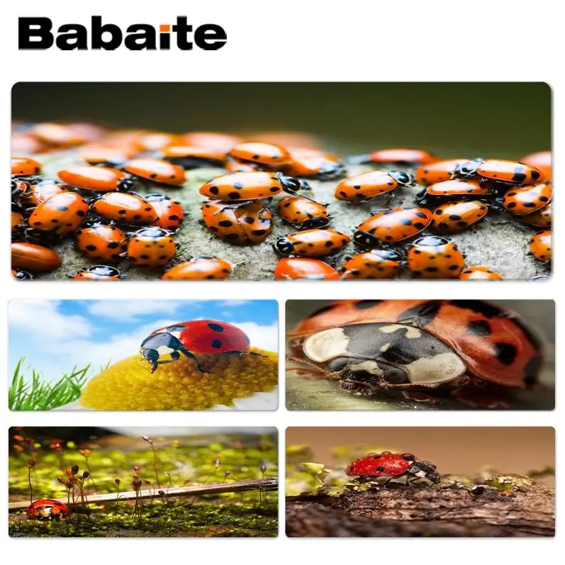 Babaite Высокое качество Божья коровка красивый Аниме Коврик для мыши Размер 300*600*2