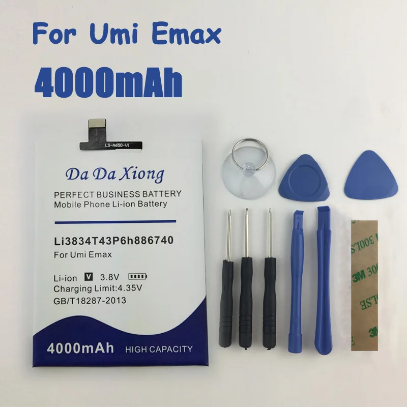 Аккумулятор Li3834T43P6H886740 4000 мАч для UMI EMAX / IRON батарея телефона TCL TliS600 3N I718M M2U M2L M2M|battery