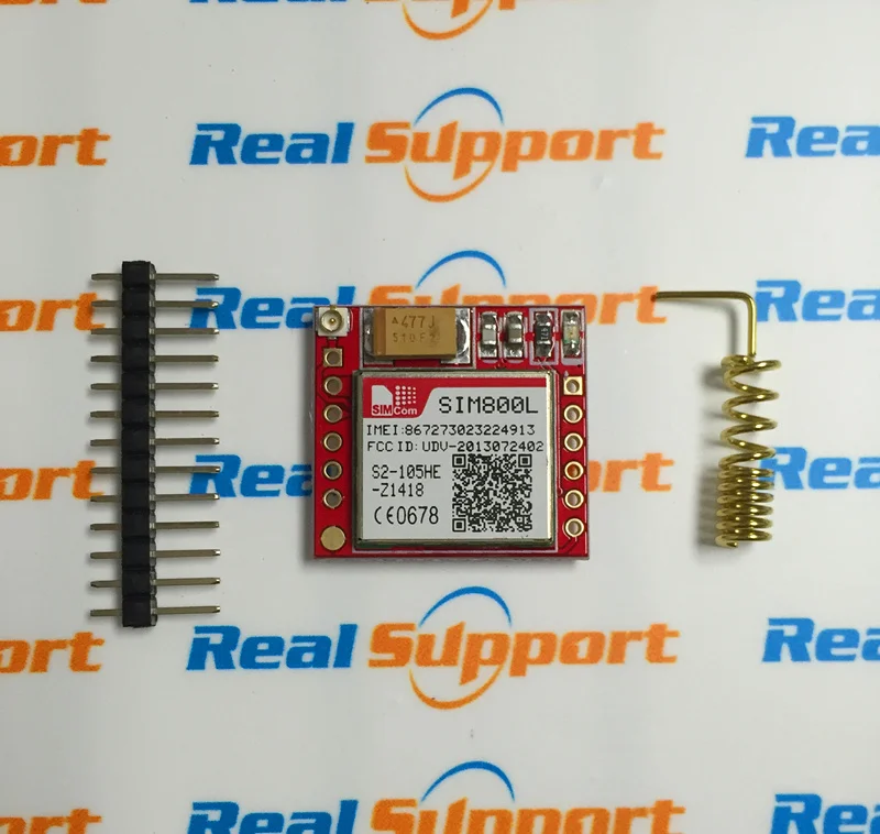 Наименьший SIM800L GPRS GSM модуль карта Micro SIM Core плата четырехдиапазонный TTL