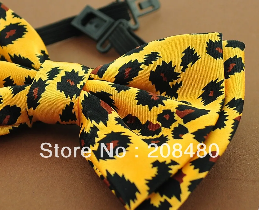 Модный &quot4 леопард&quot узоры микс галстук-бабочка Мужская смокинг в стиле унисекс