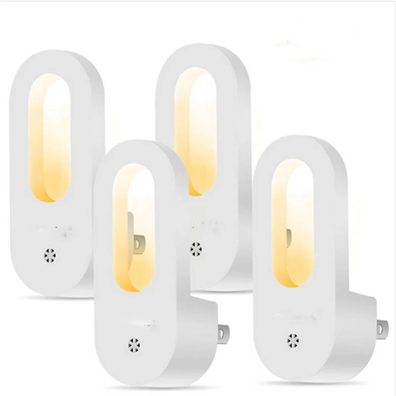 Светодиодная вилка ночник теплый белый настенный светильник От заката до