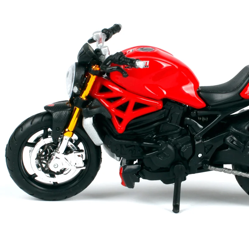 Мотоцикл Maisto 1/18 Ducati Monster 1200S 13095 красный D5 модель мотоцикла литой мотоцикл для