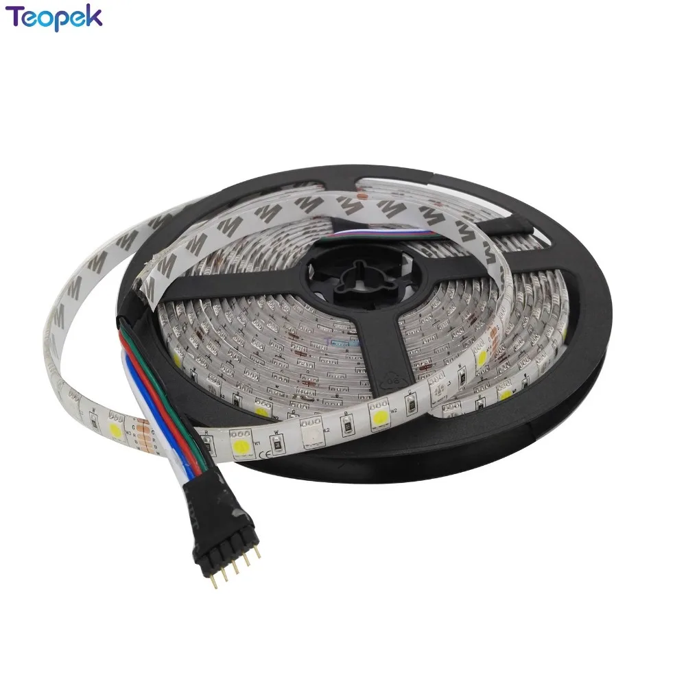 5M RGBW RGBWW RGB+Cool/Warm White IP65 Waterproof DC12V Flexible LED Strip + 2.4G Remote Controller+12V 5A Power | Освещение