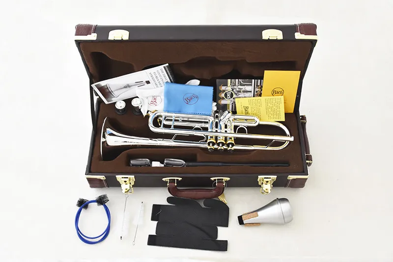 Труба Баха Серебряный LT180S 72 B плоский professional труба колокол Топ Музыкальные