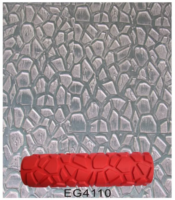 10-дюймовый резиновый ролик для рисования краски с узорами инструменты стен без